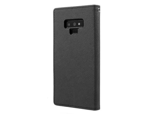 Чехол Mercury Goospery Fancy Diary Case для Samsung Galaxy Note 9 (черный, винилискожа)