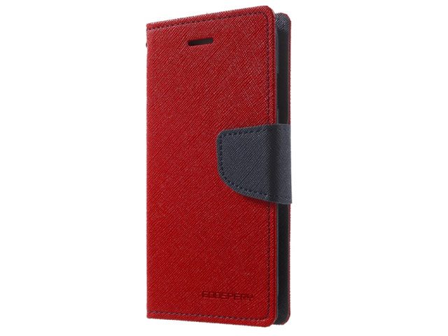 Чехол Mercury Goospery Fancy Diary Case для LG G7 ThinQ (красный, винилискожа)