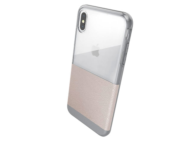 Чехол X-doria Dash case для Apple iPhone XS max (бежевый, кожаный)