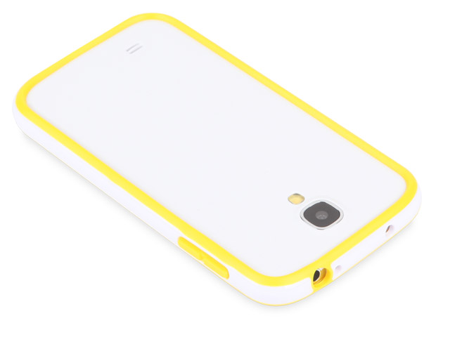 Чехол X-doria Bump Case для Samsung Galaxy S4 i9500 (желтый, пластиковый)