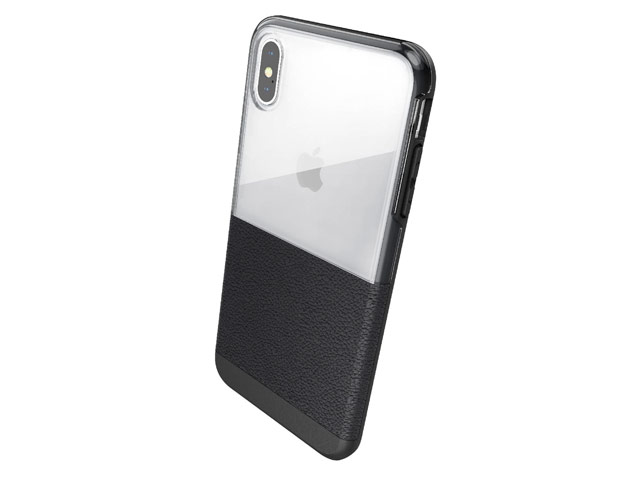 Чехол X-doria Dash case для Apple iPhone XS max (черный, кожаный)