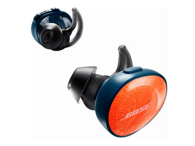 Наушники Bose SoundSport Free универсальные (оранжевые/синие, черные, микрофон)
