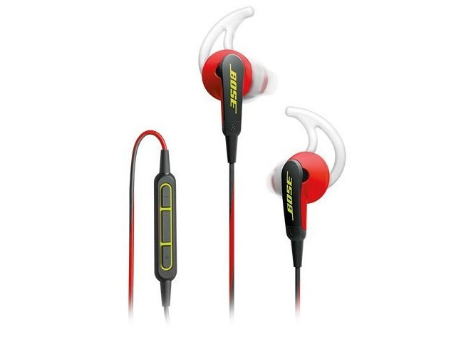 Наушники Bose SoundSport In-Ear универсальные (iOS, красные, микрофон)