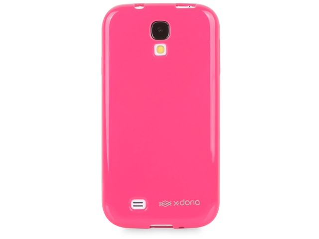 Чехол X-doria GelJacket Shine для Samsung Galaxy S4 i9500 (розовый, гелевый)