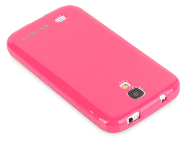 Чехол X-doria GelJacket Shine для Samsung Galaxy S4 i9500 (розовый, гелевый)
