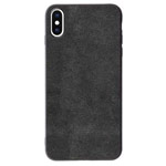 Чехол Synapse Alcantara Case для Apple iPhone X (серый, алькантара)