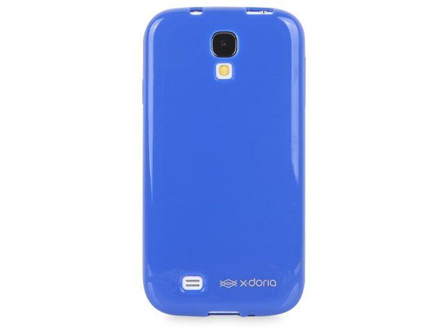 Чехол X-doria GelJacket Shine для Samsung Galaxy S4 i9500 (голубой, гелевый)