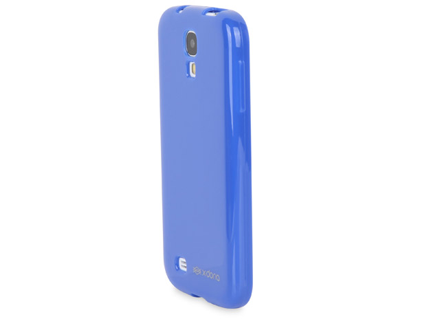 Чехол X-doria GelJacket Shine для Samsung Galaxy S4 i9500 (голубой, гелевый)