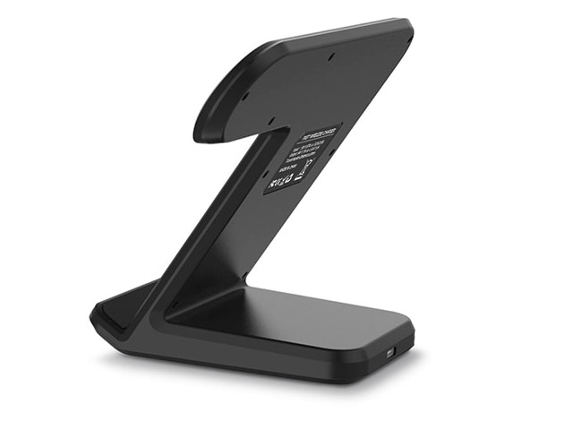 Беспроводное зарядное устройство Synapse Wireless Charger Dock (черное, Fast Charge, стандарт QI, зарядка Apple Watch)