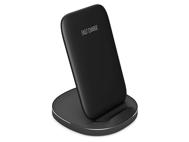Беспроводное зарядное устройство Synapse Wireless Charger Stand (черное, Fast Charge, стандарт QI)
