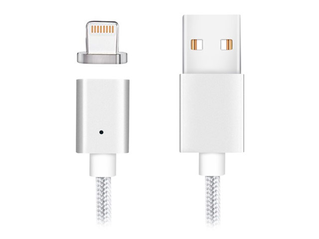 USB-кабель Synapse Magnetix Cable (Lightning, серебристый, 1 м)