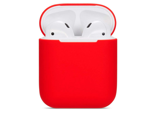 Чехол Synapse Protection Case для Apple AirPods (красный, силиконовый)