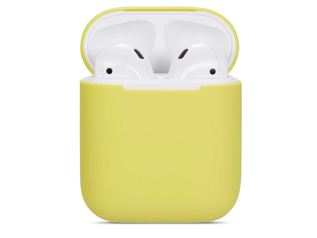 Чехол Synapse Protection Case для Apple AirPods (желтый, силиконовый)