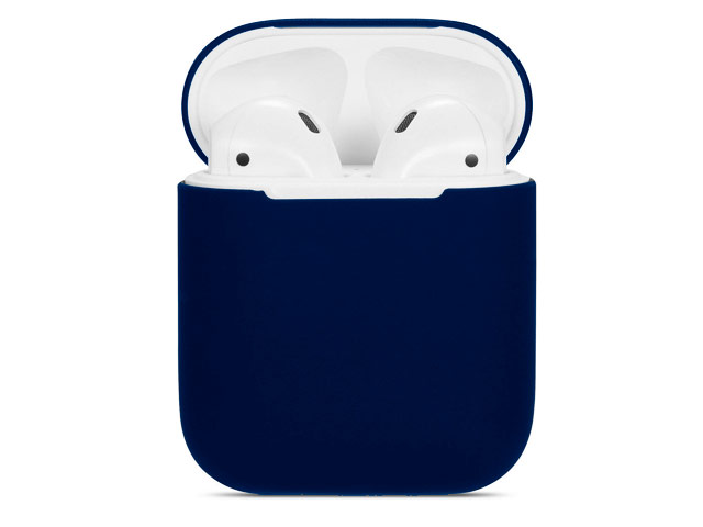 Чехол Synapse Protection Case для Apple AirPods (темно-синий, силиконовый)