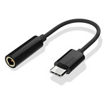 Адаптер Synapse USB-C to Jack Converter универсальный (USB Type C, miniJack 3.5 мм, черный)