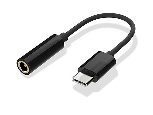 Адаптер Synapse USB-C to Jack Converter универсальный (USB Type C, miniJack 3.5 мм, черный)