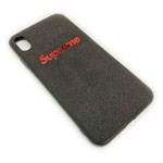 Чехол Synapse Alcantara Case для Apple iPhone X (Supreme, алькантара)