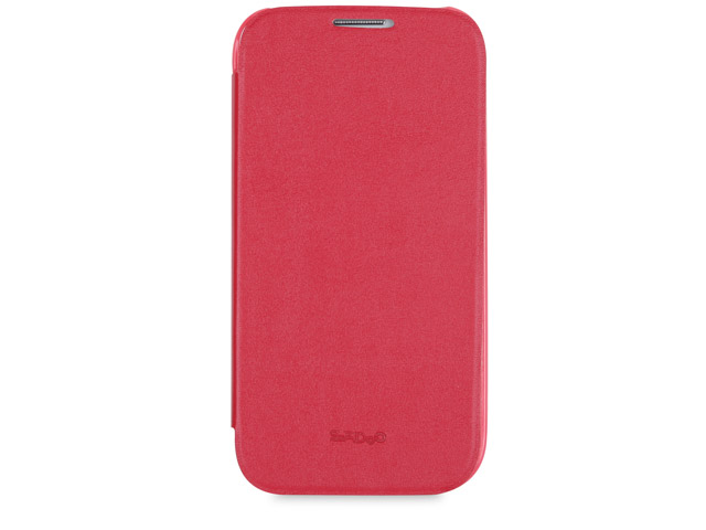 Чехол Seedoo Leather Folio для Samsung Galaxy S4 i9500 (красный, кожанный)