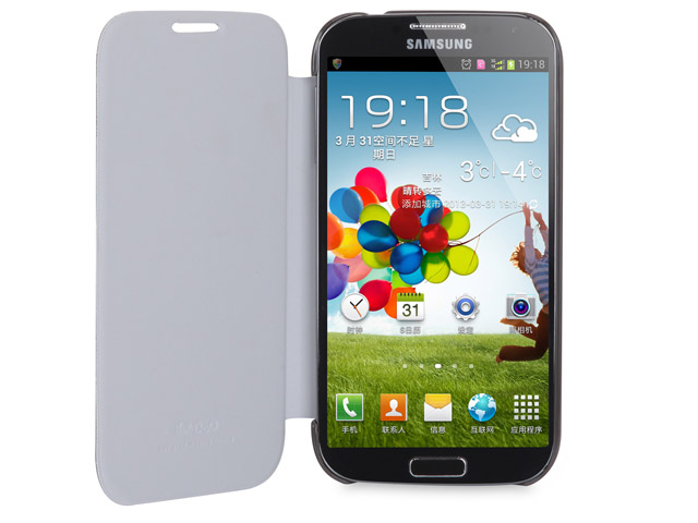 Чехол Seedoo Leather Folio для Samsung Galaxy S4 i9500 (черный, кожанный)