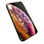 Чехол Synapse Glassy Case для Apple iPhone XS max (Bubble Two, гелевый/стеклянный)