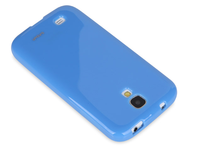 Чехол Seedoo Candy Fit case для Samsung Galaxy S4 i9500 (голубой, гелевый)