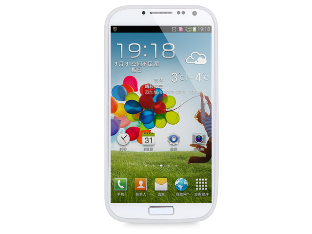 Чехол Seedoo Candy Fit case для Samsung Galaxy S4 i9500 (белый, гелевый)