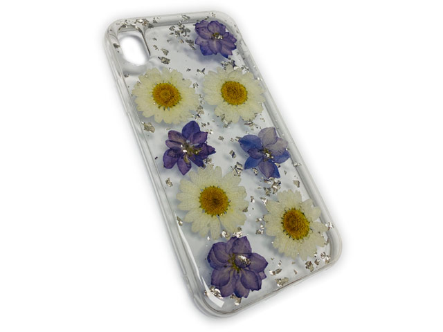 Чехол Yotrix FlowersFoil Case для Apple iPhone XS (Chamomile, гелевый)