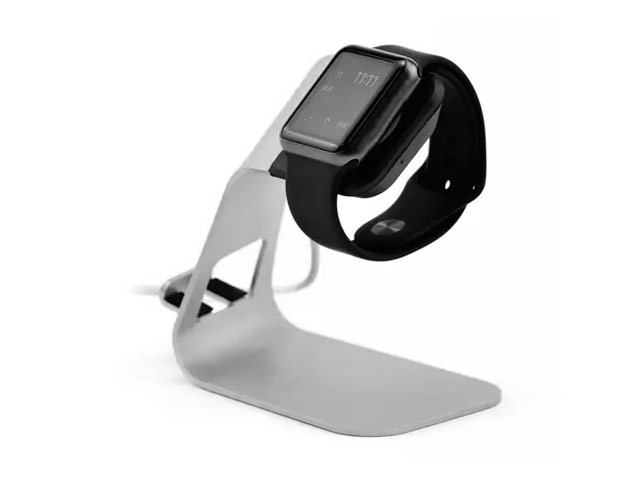 Подставка Yotrix Charging Stand для часов Apple Watch (серая, алюминиевая)