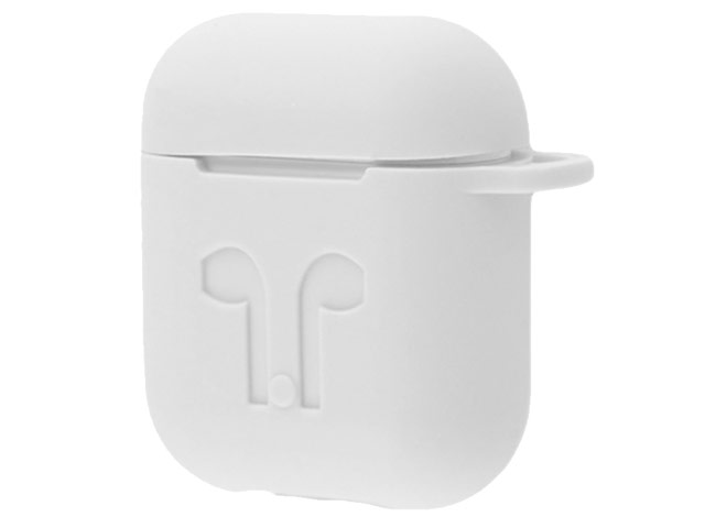 Чехол Yotrix AirPods Kit для Apple AirPods (белый, силиконовый, набор)