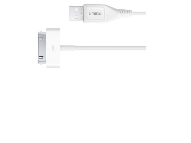 Зарядное устройство Umiqu Dual USB Car Charger для Apple iPhone/iPod/iPad (автомобильное, 2A, 2 x USB, 30-pin)