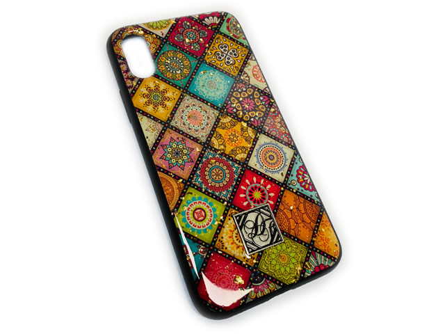 Чехол Yotrix GlitterFoil Case для Apple iPhone XR (Ornament, гелевый)