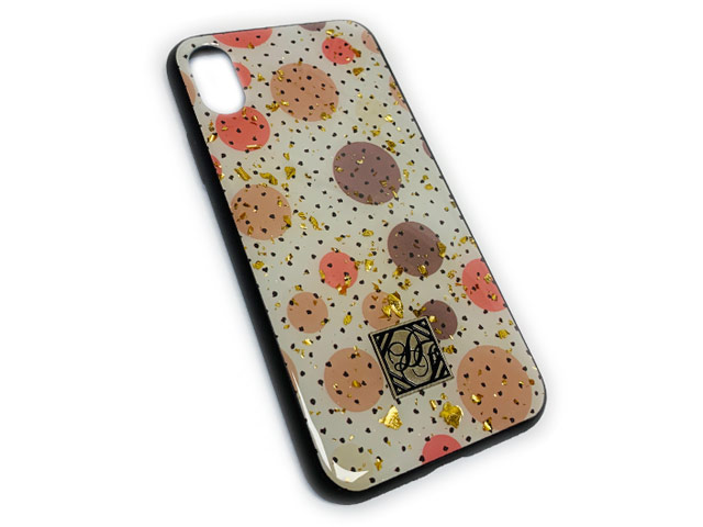 Чехол Yotrix GlitterFoil Case для Apple iPhone XR (Rounds, гелевый)