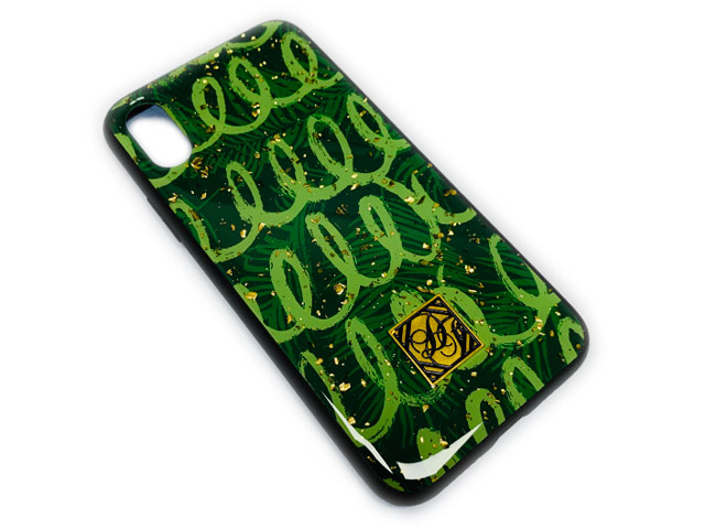 Чехол Yotrix GlitterFoil Case для Apple iPhone XS (Glee, гелевый)