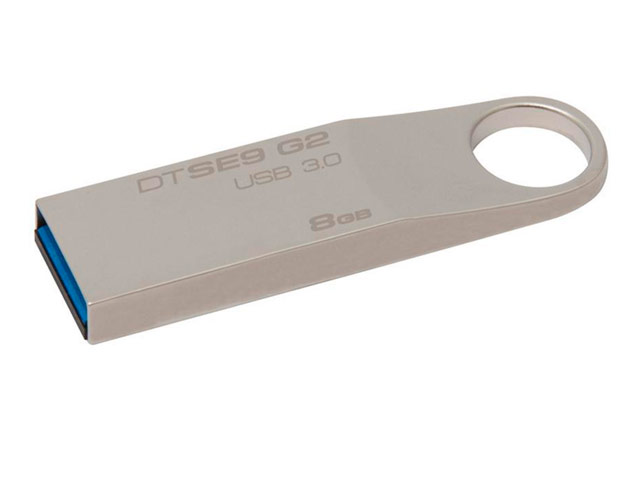 Флеш-карта Kingston DataTraveler SE9 G2 (8Gb, USB 3.0, серебристая)