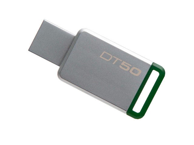 Флеш-карта Kingston DataTraveler 50 (8Gb, USB 3.0, серебристая)