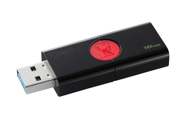 Флеш-карта Kingston DataTraveler 106 (16Gb, USB 3.0, черная)