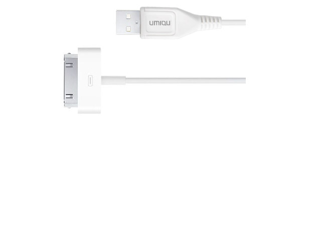 Зарядное устройство Umiqu Dual USB Travel Charger для Apple iPhone/iPod/iPad (сетевое, 2A, 2 x USB, 30-pin)
