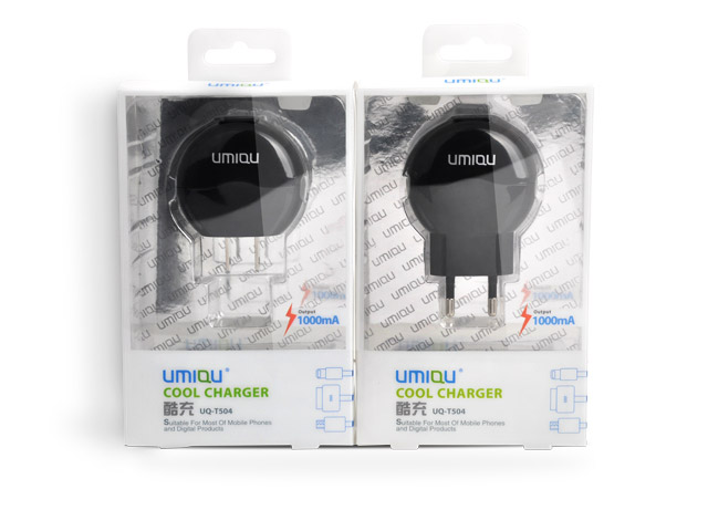 Зарядное устройство Umiqu Single USB Travel Charger для Apple iPhone/iPod/iPad (сетевое, 1A, 30-pin)