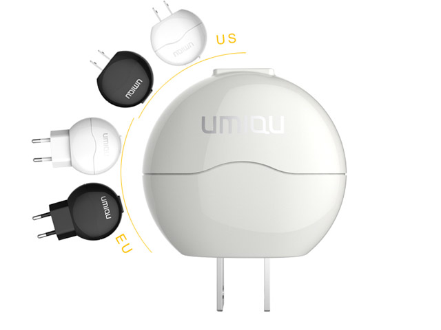 Зарядное устройство Umiqu Single USB Travel Charger для Apple iPhone/iPod/iPad (сетевое, 1A, 30-pin)