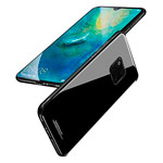 Чехол Yotrix GlassCase для Huawei Mate 20 pro (черный, гелевый/стеклянный)