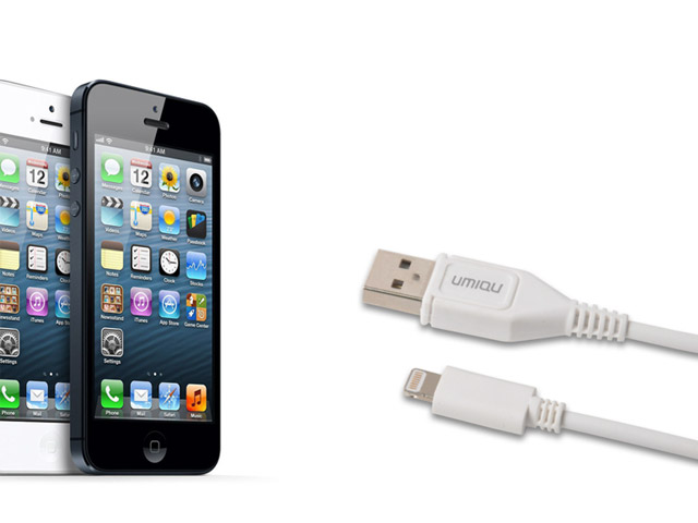 USB-кабель Umiqu USB Date Cable для Apple iPhone 5/iPad 4/iPad mini/iPod touch 5/iPod nano 7 (белый, Lightning)