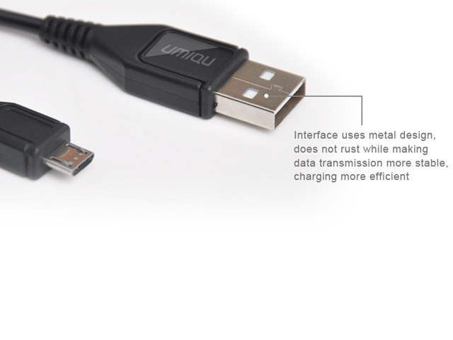USB-кабель Umiqu USB Date Cable для HTC/Samsung/Nokia/LG (черный, microUSB)