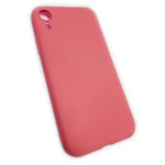 Чехол Yotrix SoftVelvet для Apple iPhone XR (розовый, гелевый)