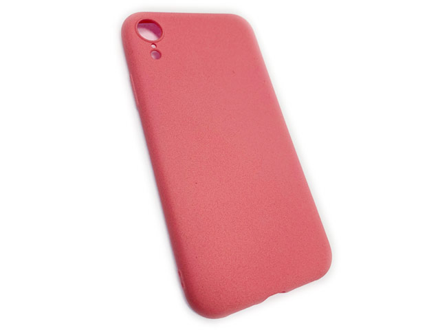 Чехол Yotrix SoftVelvet для Apple iPhone XR (розовый, гелевый)