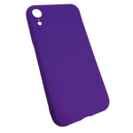 Чехол Yotrix SoftVelvet для Apple iPhone XR (фиолетовый, гелевый)