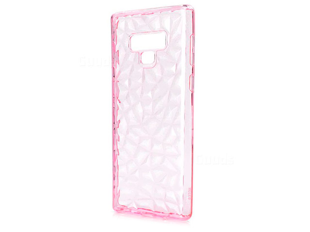 Чехол Yotrix DiamondCase для Samsung Galaxy Note 9 (розовый, гелевый)