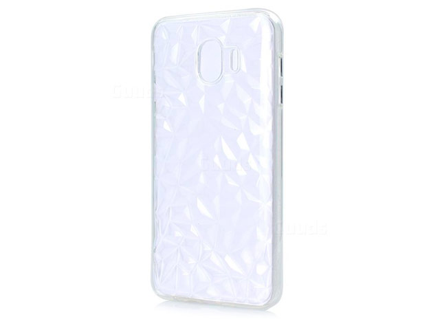 Чехол Yotrix DiamondCase для Samsung Galaxy J4 (прозрачный, гелевый)
