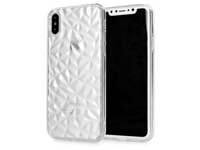 Чехол Yotrix DiamondCase для Apple iPhone XS (прозрачный, гелевый)