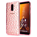 Чехол Yotrix DiamondCase для Samsung Galaxy A6 plus 2018 (розовый, гелевый)