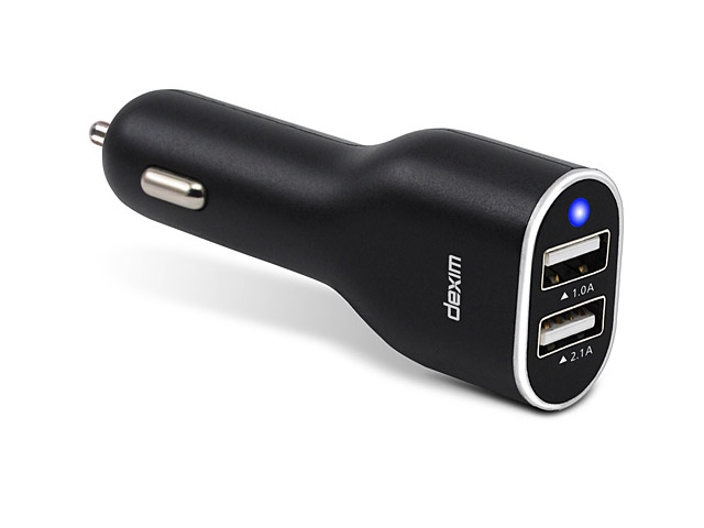 Зарядное устройство Dexim Dual USB Car Charger 3.1A для Apple iPad/iPhone/iPod (автомобильное, 2 x USB, 3.1A)